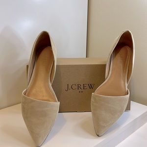 J. Crew Tan Suede Heels